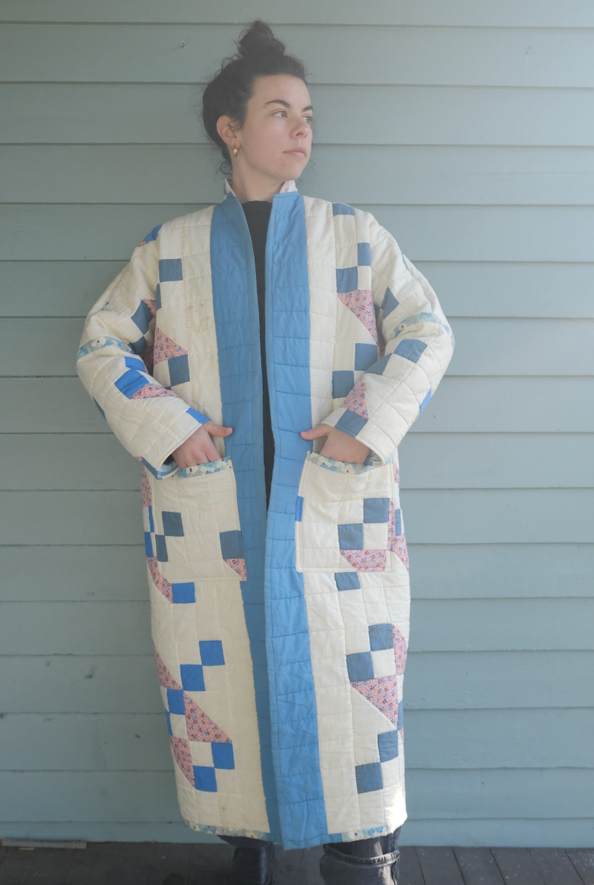 Quilt Coat - Railroad