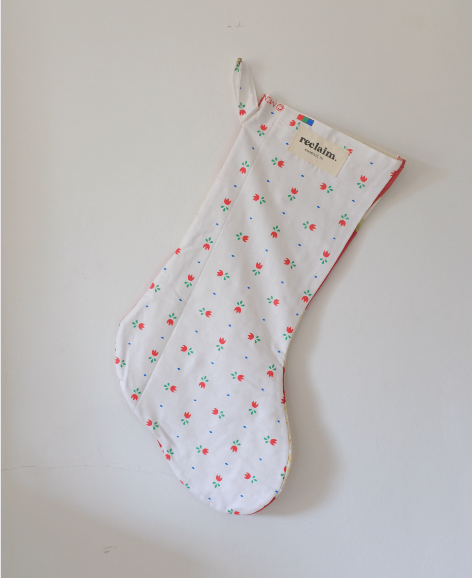 Quilt Stockings - Tied Postage Stamp